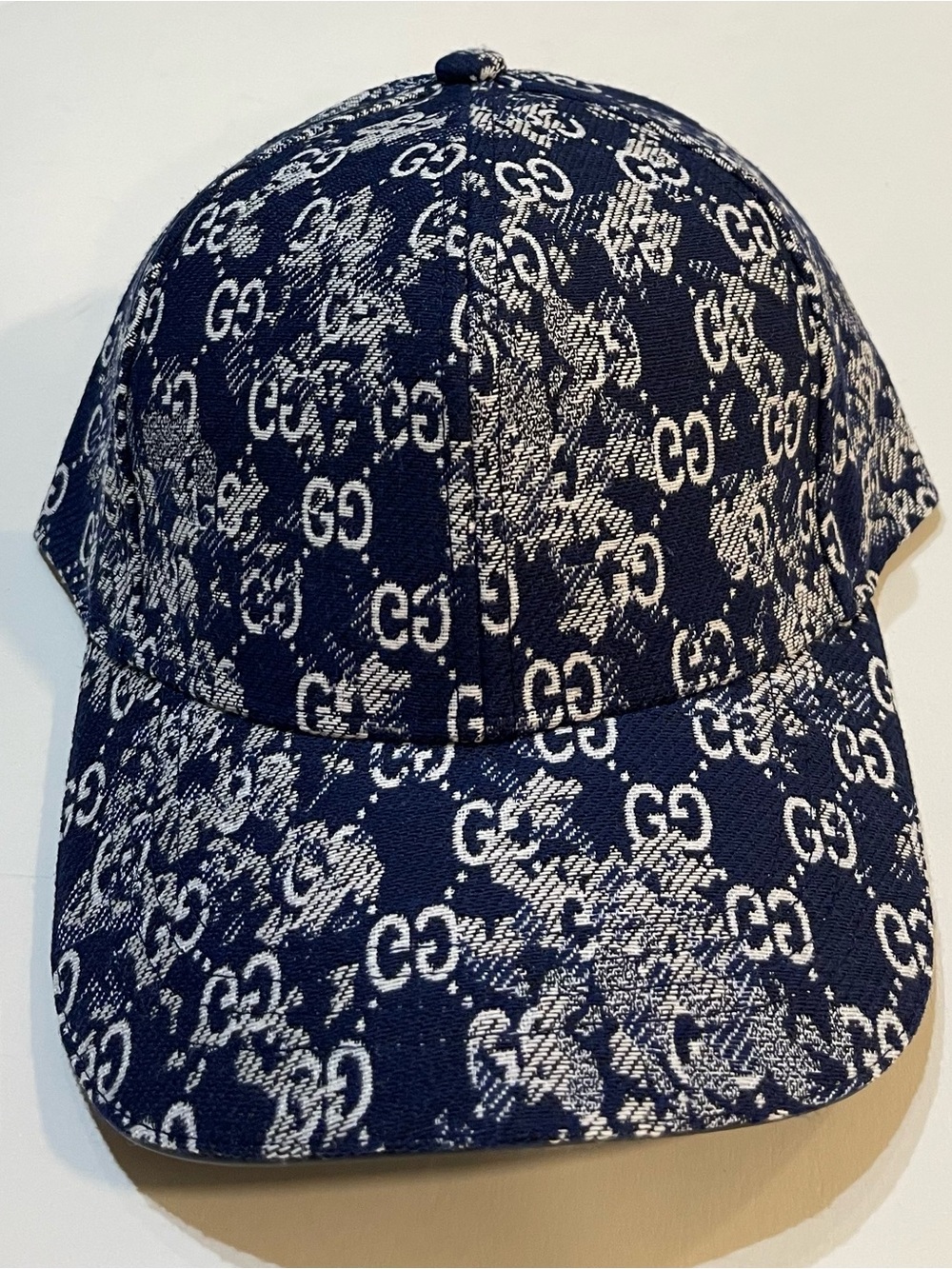 Dark Blue Gucci GG Hat